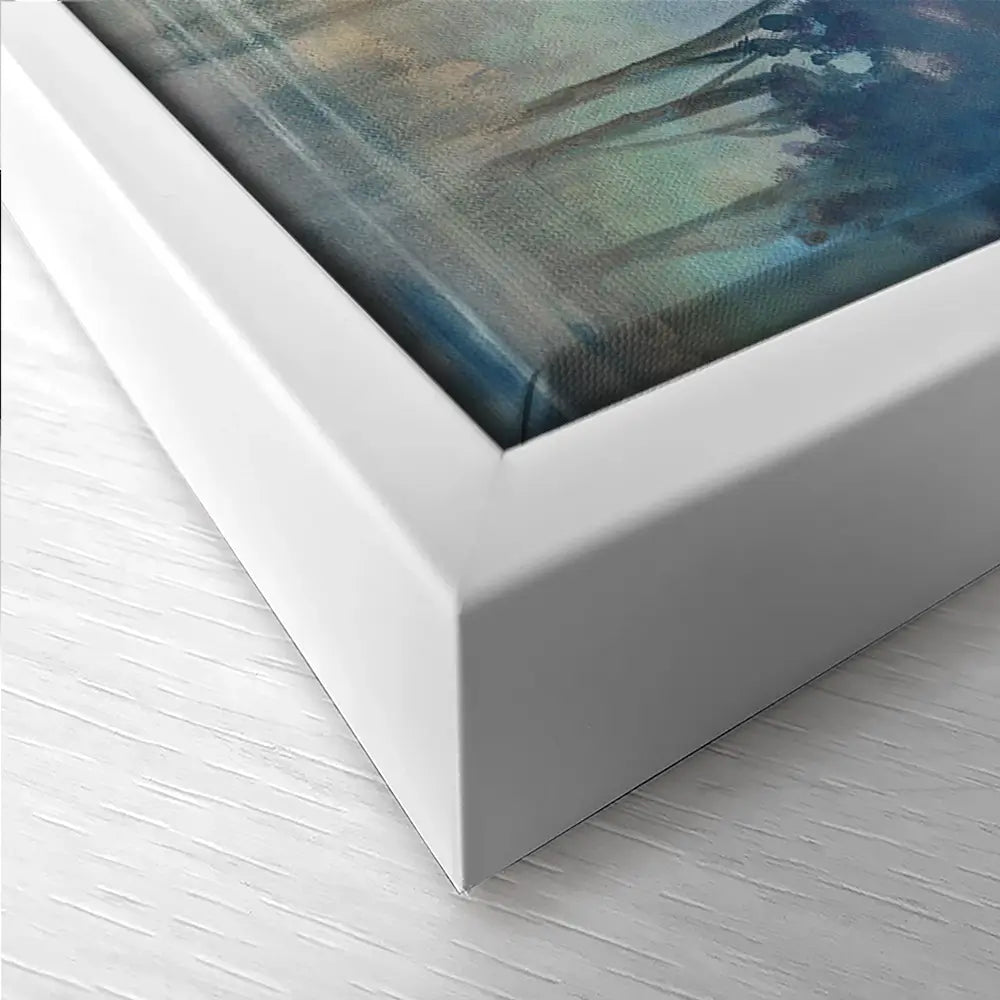 Blue Lakeside Trio Canvas Print Blue Lakeside Trio Canvas Print wall art product Carol Robinson