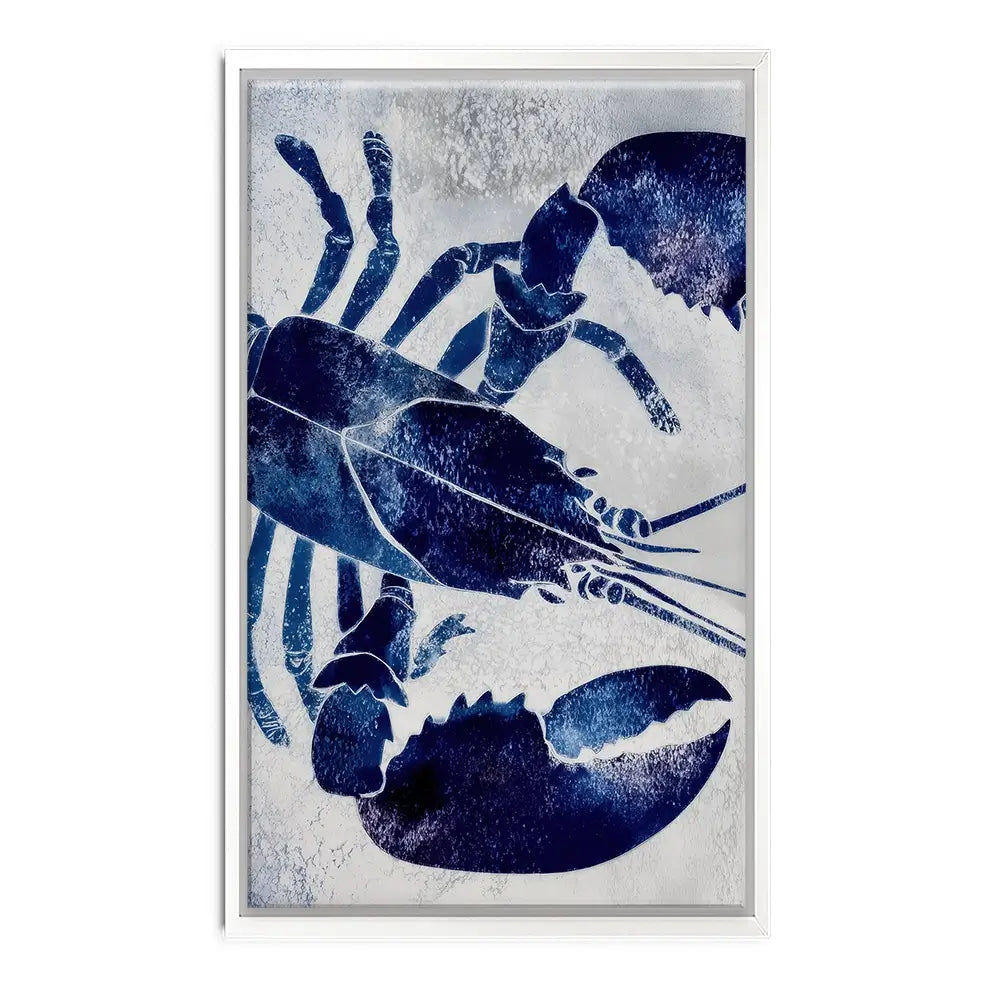 Blue Lobster Canvas Print Blue Lobster Canvas Print wall art product Chromatic Storm Studio