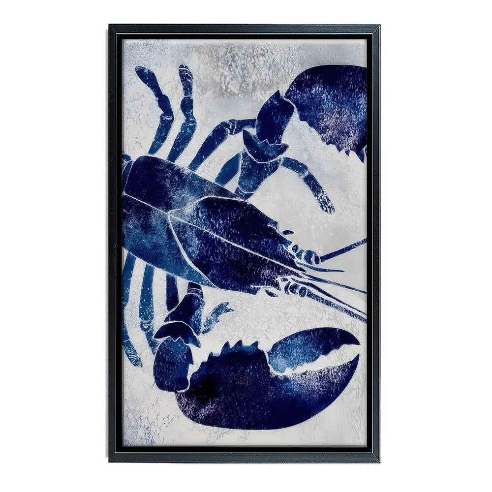 Blue Lobster Canvas Print Blue Lobster Canvas Print wall art product Chromatic Storm Studio
