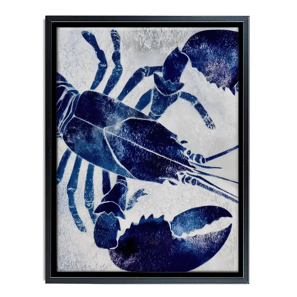 Blue Lobster Canvas Print Blue Lobster Canvas Print wall art product Chromatic Storm Studio