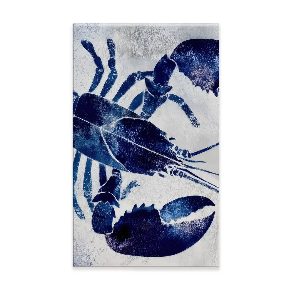 Blue Lobster Canvas Print Blue Lobster Canvas Print wall art product Chromatic Storm Studio