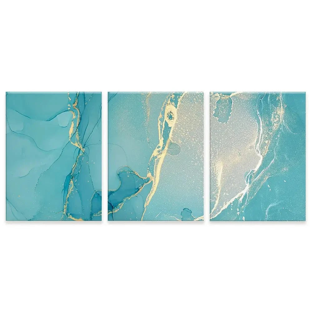 Blue Marble Trio Canvas Print Blue Marble Trio Canvas Print wall art product djero.adlibeshe yahoo.com / Shutterstock