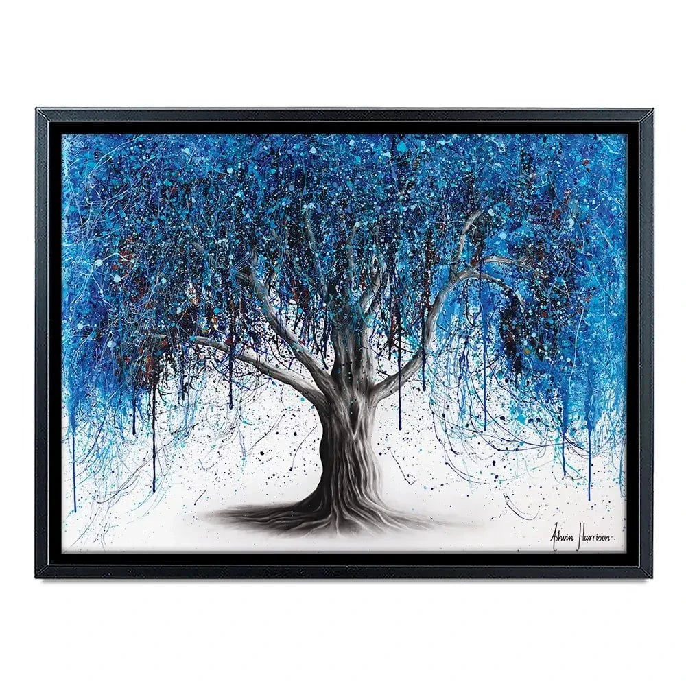 Blue Midnight Tree Canvas Print Blue Midnight Tree Canvas Print wall art product Ashvin Harrison