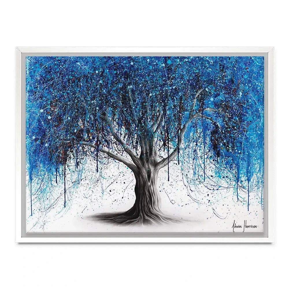 Blue Midnight Tree Canvas Print Blue Midnight Tree Canvas Print wall art product Ashvin Harrison