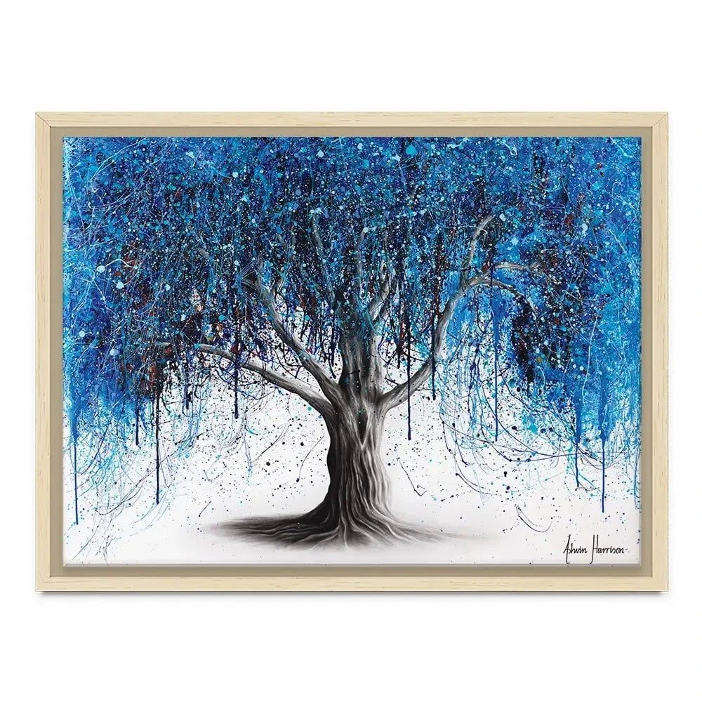 Blue Midnight Tree Canvas Print Blue Midnight Tree Canvas Print wall art product Ashvin Harrison