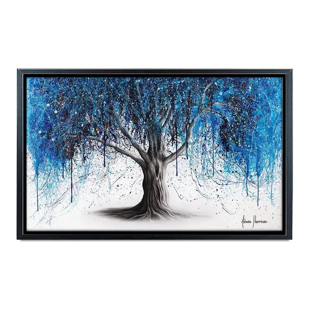 Blue Midnight Tree Canvas Print Blue Midnight Tree Canvas Print wall art product Ashvin Harrison