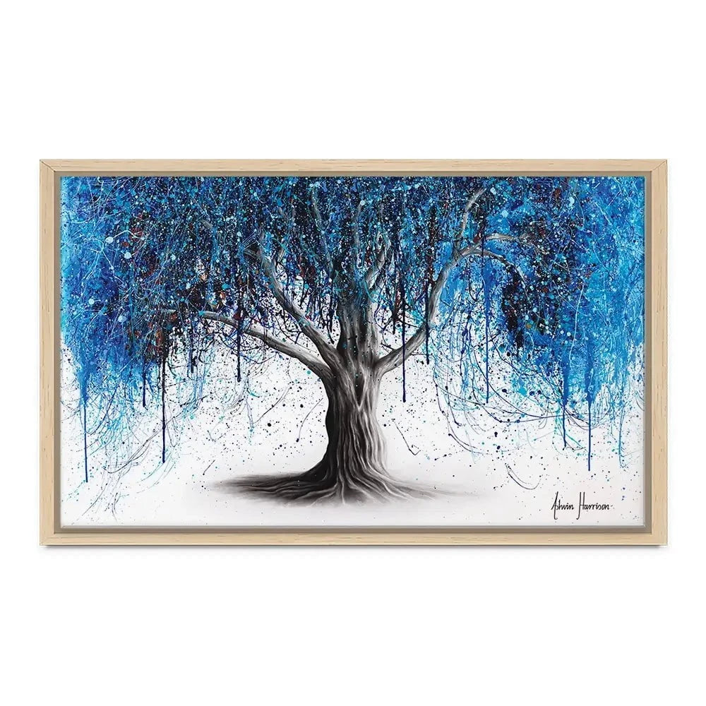 Blue Midnight Tree Canvas Print Blue Midnight Tree Canvas Print wall art product Ashvin Harrison