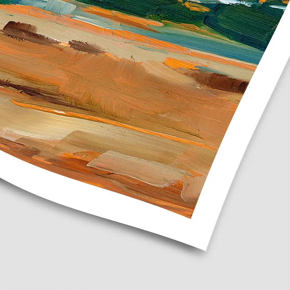 Blue Mountain Peaks Square Art Print Blue Mountain Peaks Square Art Print wall art product Art Print Shop