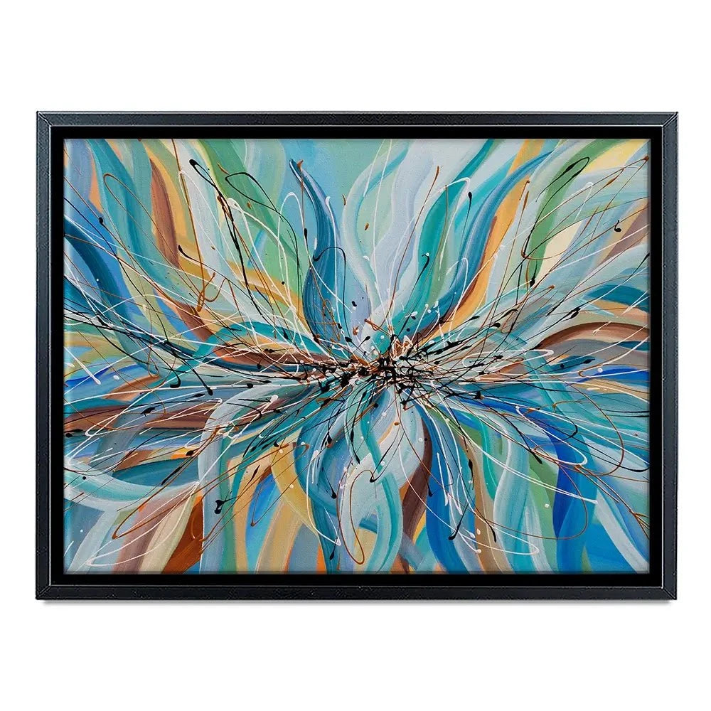 Blue Passion Canvas Print Blue Passion Canvas Print wall art product Olga Tkachyk