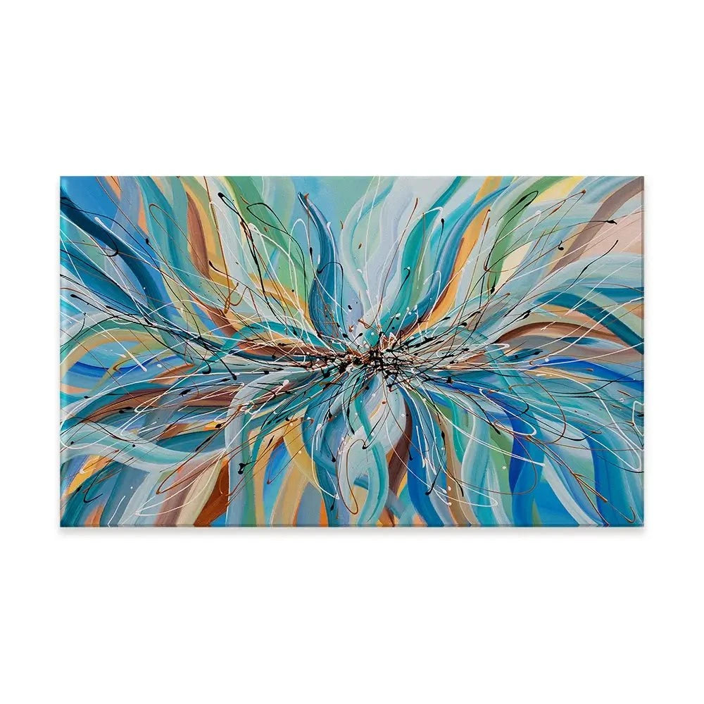 Blue Passion Canvas Print Blue Passion Canvas Print wall art product Olga Tkachyk