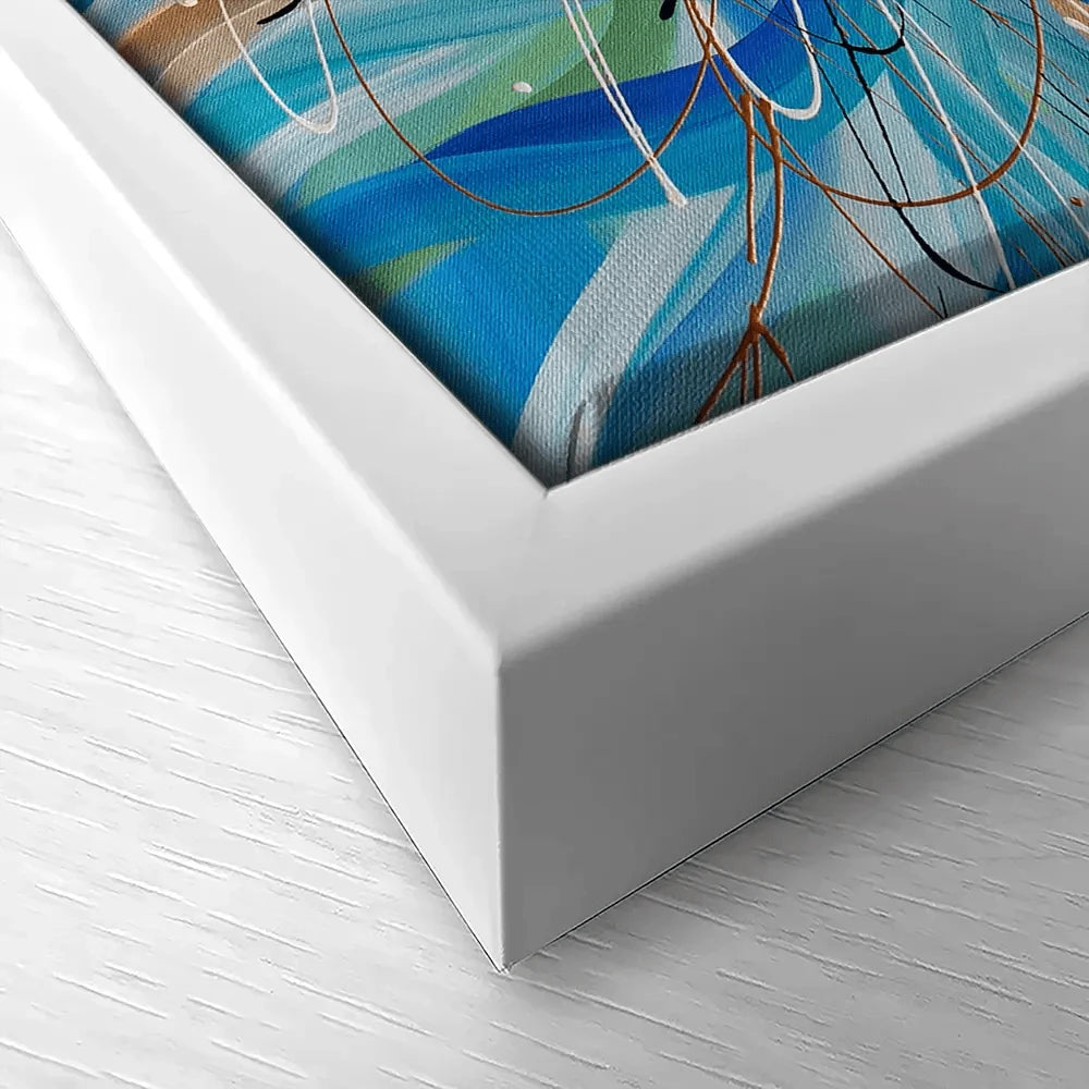 Blue Passion Canvas Print Blue Passion Canvas Print wall art product Olga Tkachyk