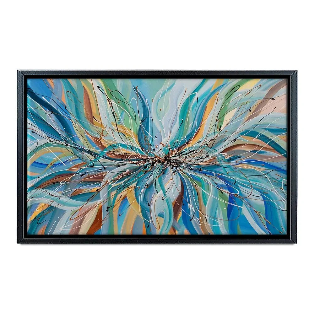 Blue Passion Canvas Print Blue Passion Canvas Print wall art product Olga Tkachyk