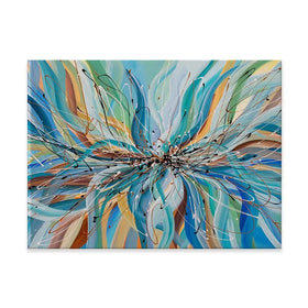 Blue Passion Canvas Print Blue Passion Canvas Print wall art product Olga Tkachyk