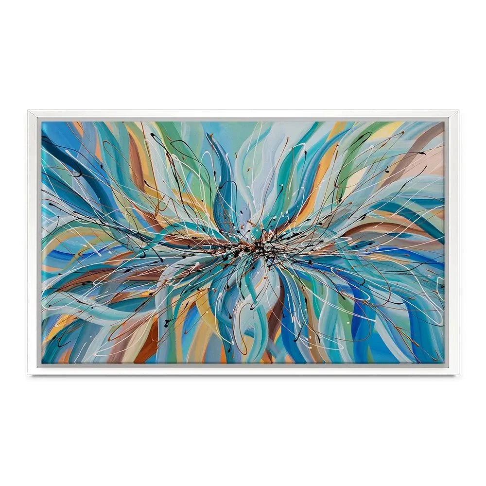 Blue Passion Canvas Print Blue Passion Canvas Print wall art product Olga Tkachyk