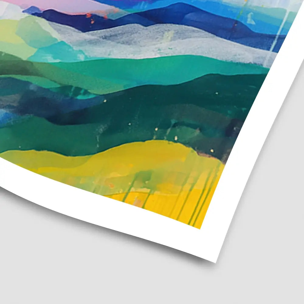 Blue Ridge Reverie Art Print Blue Ridge Reverie Art Print wall art product Chromatic Storm Studio