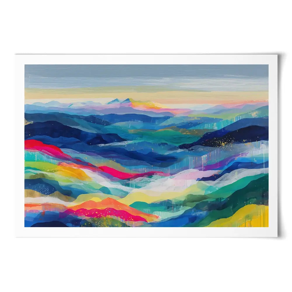 Blue Ridge Reverie Art Print Blue Ridge Reverie Art Print wall art product Chromatic Storm Studio