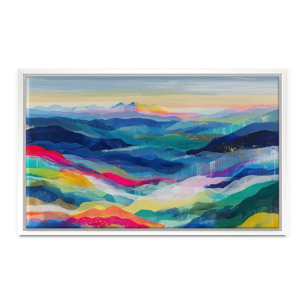 Blue Ridge Reverie Canvas Print Blue Ridge Reverie Canvas Print wall art product Chromatic Storm Studio