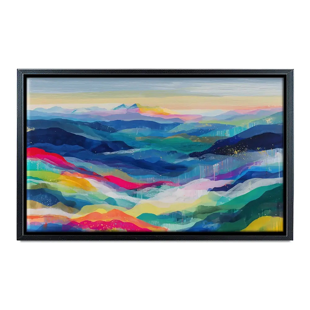 Blue Ridge Reverie Canvas Print Blue Ridge Reverie Canvas Print wall art product Chromatic Storm Studio
