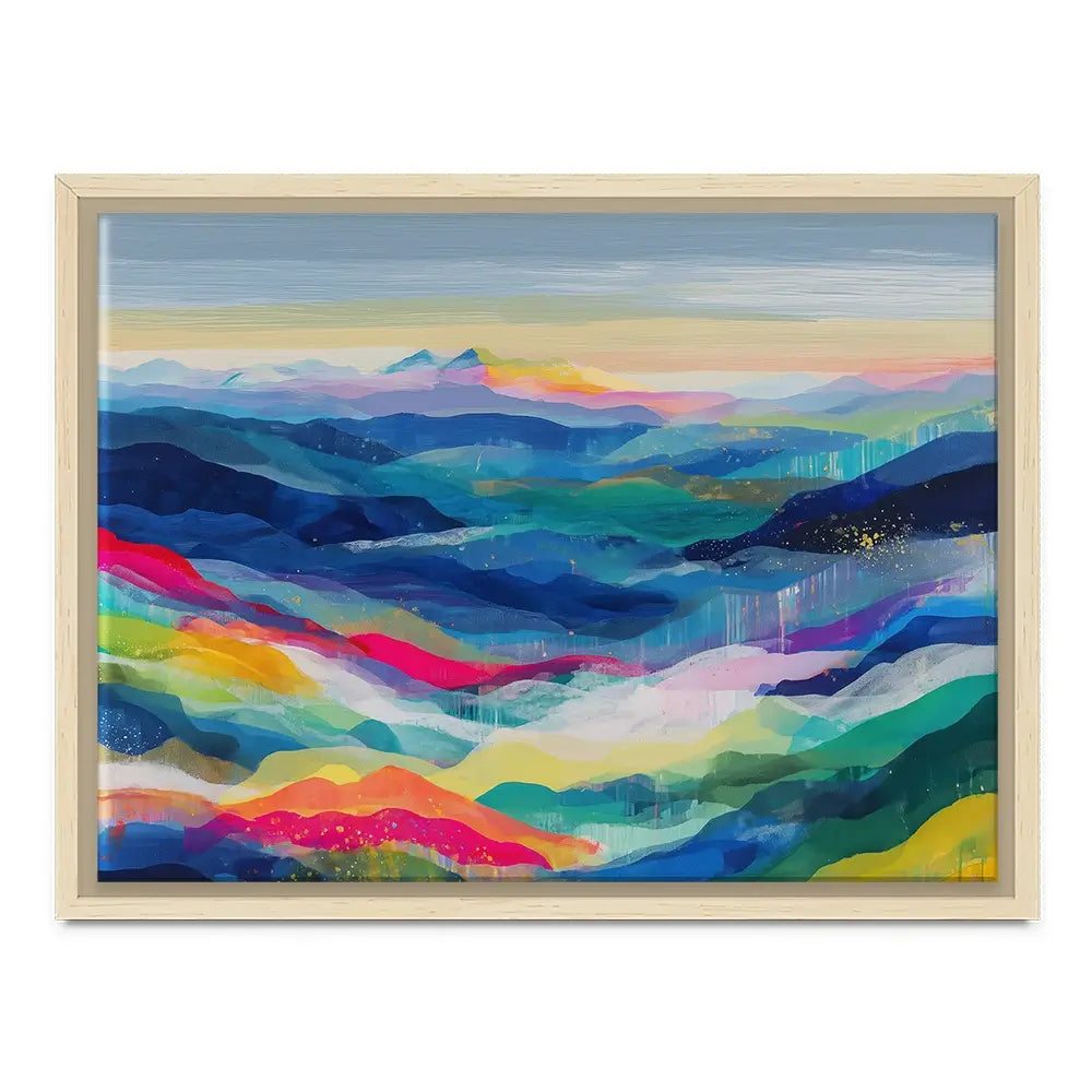 Blue Ridge Reverie Canvas Print Blue Ridge Reverie Canvas Print wall art product Chromatic Storm Studio