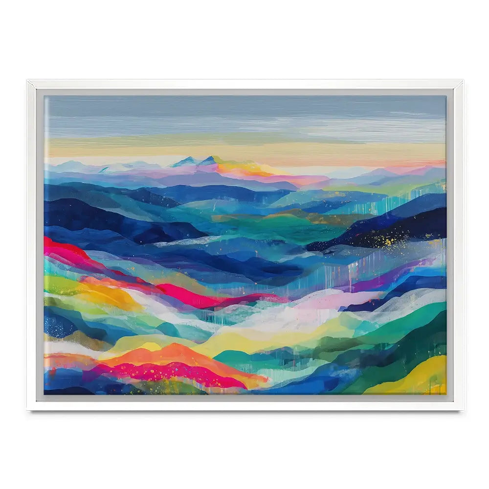 Blue Ridge Reverie Canvas Print Blue Ridge Reverie Canvas Print wall art product Chromatic Storm Studio