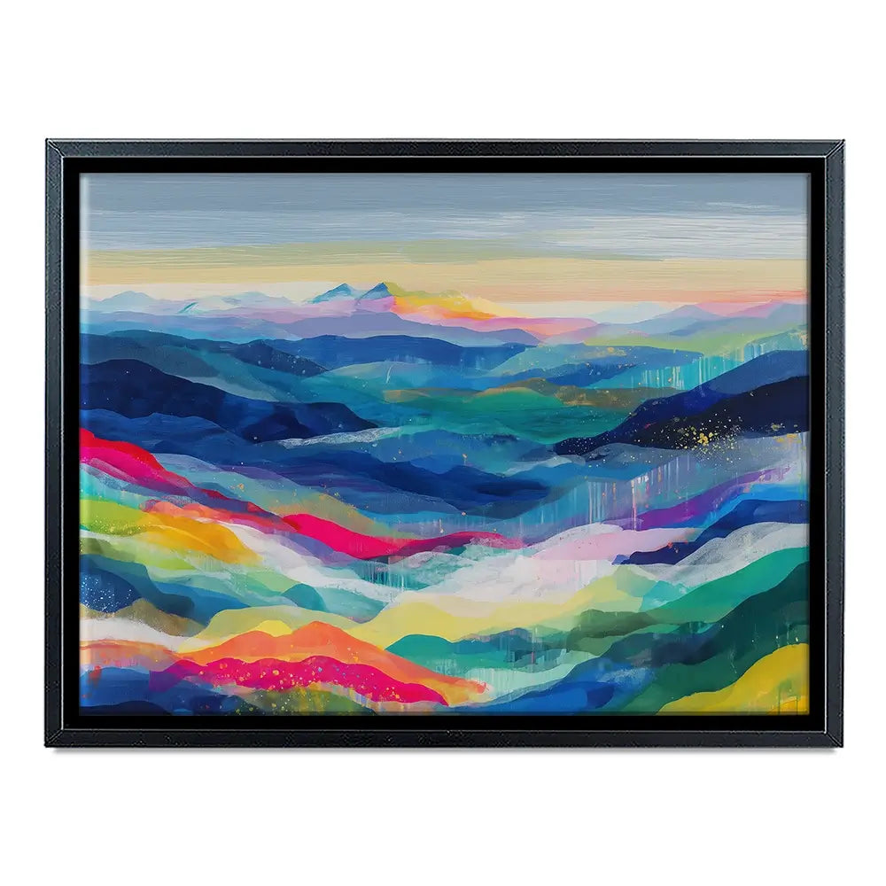 Blue Ridge Reverie Canvas Print Blue Ridge Reverie Canvas Print wall art product Chromatic Storm Studio