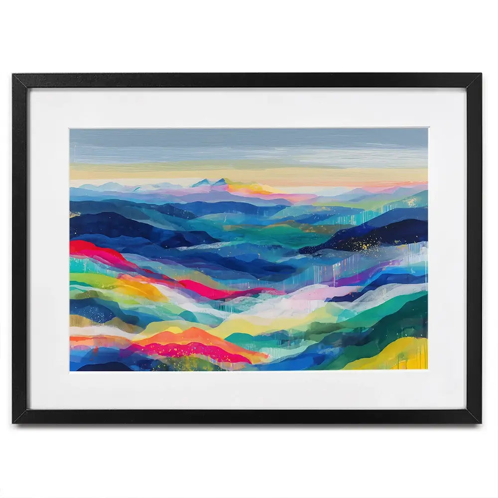 Blue Ridge Reverie Framed Art Print Blue Ridge Reverie Framed Art Print wall art product Chromatic Storm Studio