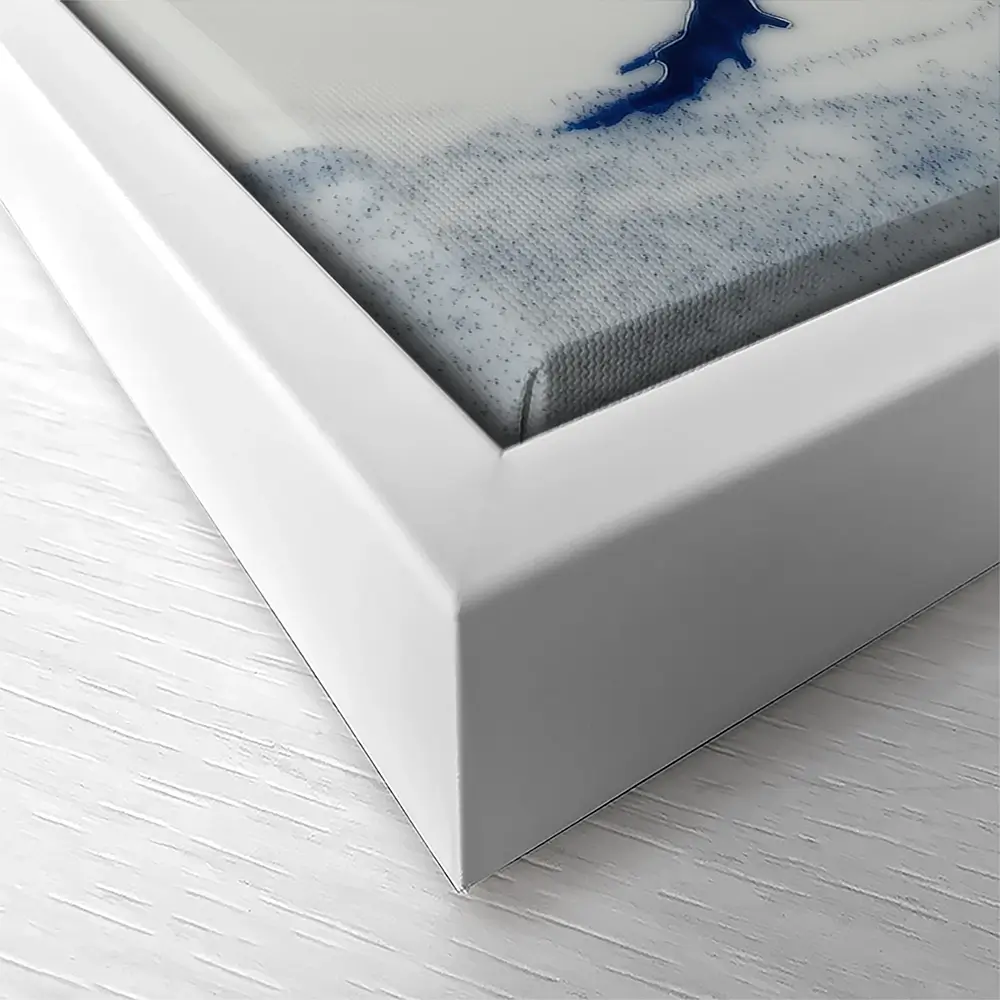 Blue Sandpiper Canvas Print Blue Sandpiper Canvas Print wall art product Chromatic Storm Studio