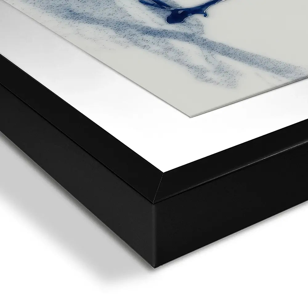 Blue Sandpiper Framed Art Print Blue Sandpiper Framed Art Print wall art product Chromatic Storm Studio