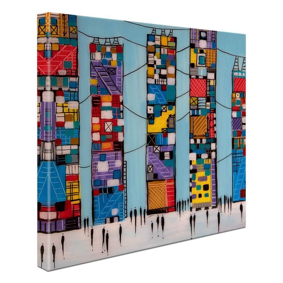 Blue Sky Canvas Print Blue Sky Canvas Print wall art product Ekaterina Ermilkina