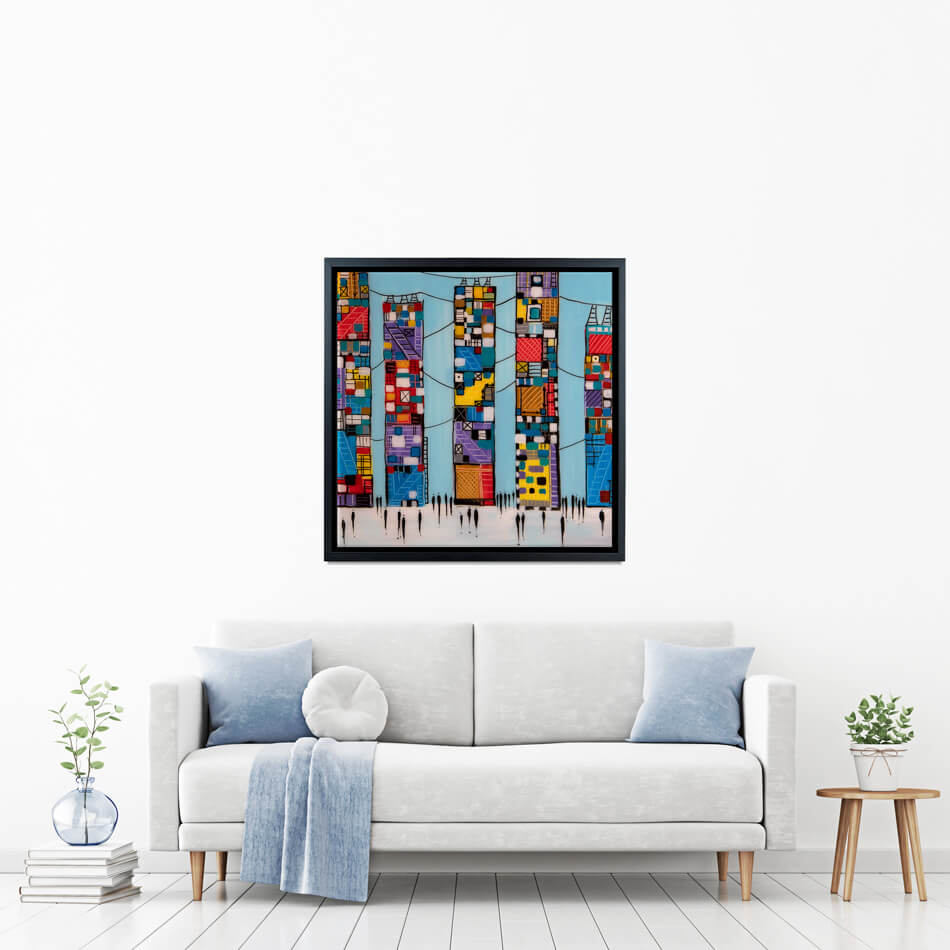 Blue Sky Canvas Print Blue Sky Canvas Print wall art product Ekaterina Ermilkina