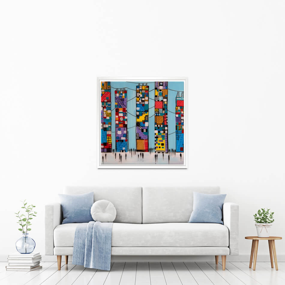 Blue Sky Canvas Print Blue Sky Canvas Print wall art product Ekaterina Ermilkina