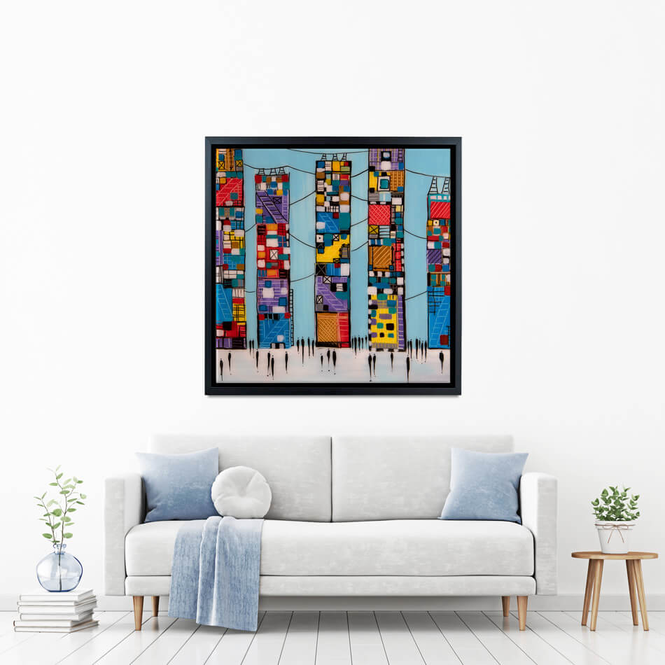 Blue Sky Canvas Print Blue Sky Canvas Print wall art product Ekaterina Ermilkina