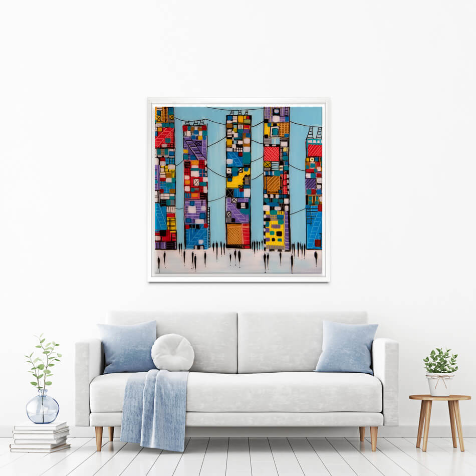 Blue Sky Canvas Print Blue Sky Canvas Print wall art product Ekaterina Ermilkina