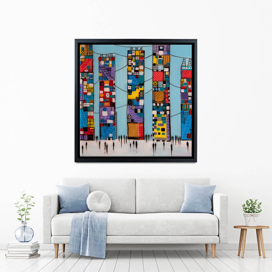 Blue Sky Canvas Print Blue Sky Canvas Print wall art product Ekaterina Ermilkina