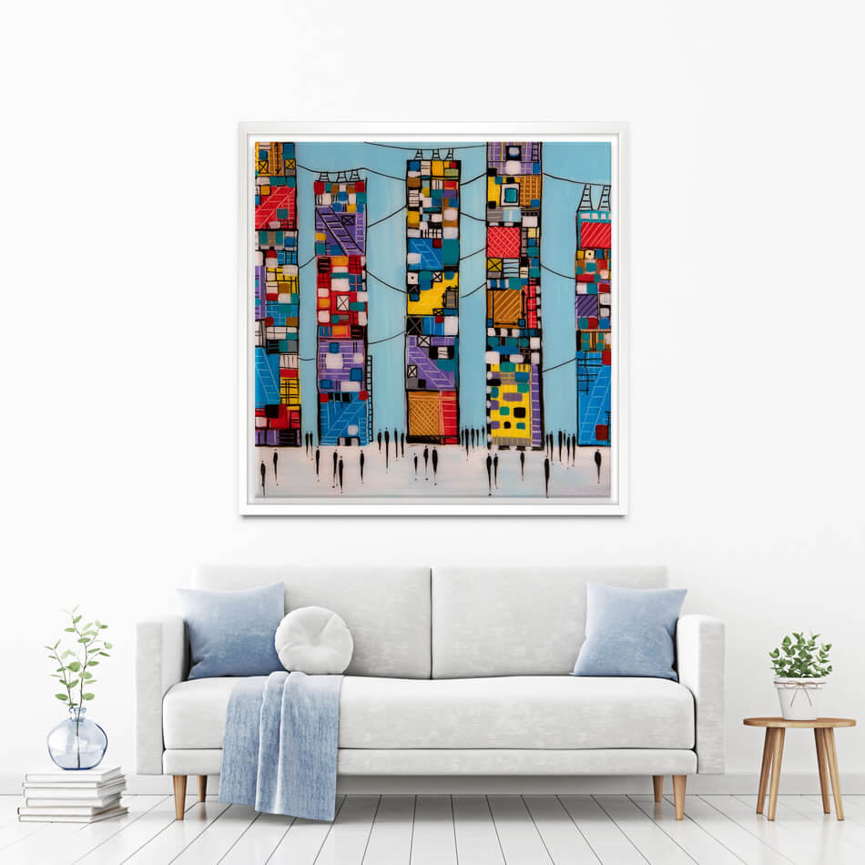 Blue Sky Canvas Print Blue Sky Canvas Print wall art product Ekaterina Ermilkina