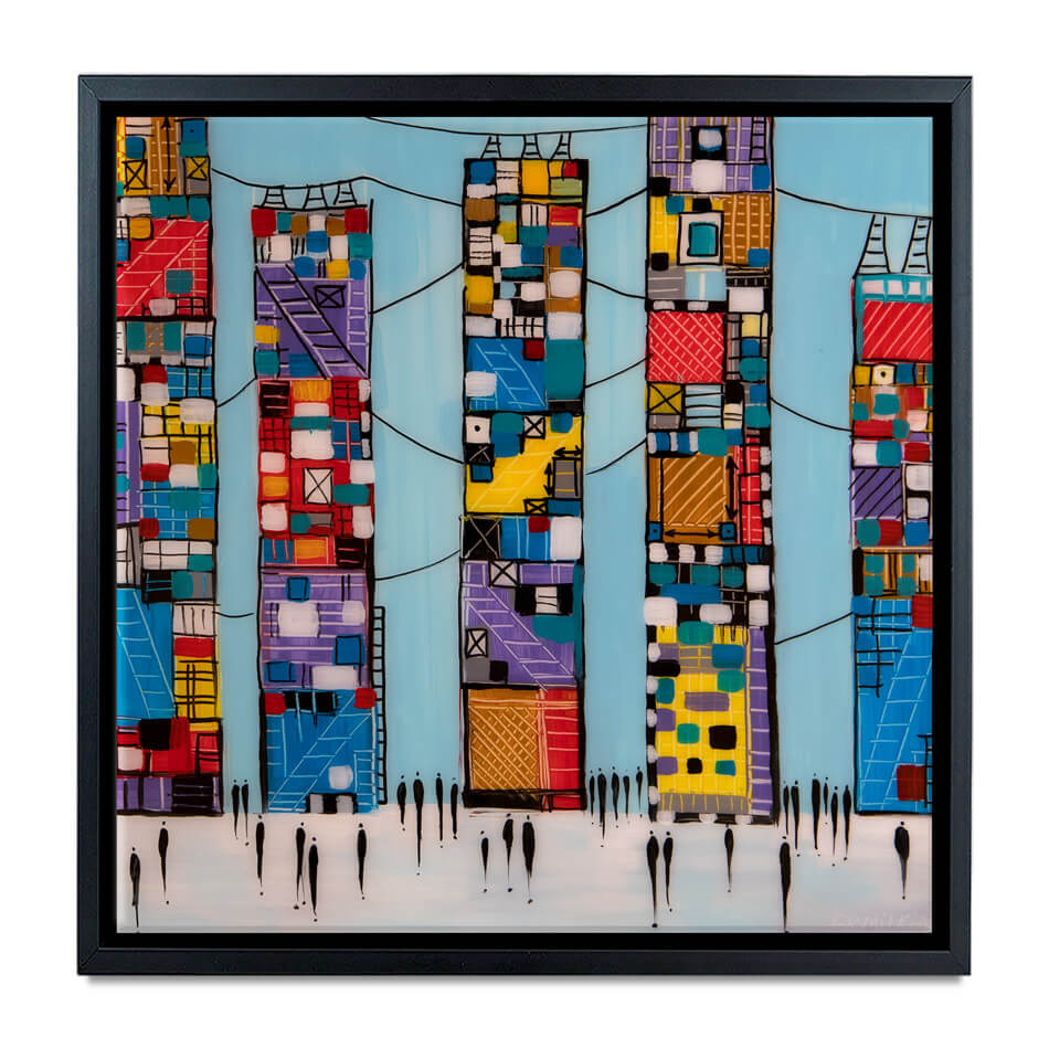 Blue Sky Canvas Print Blue Sky Canvas Print wall art product Ekaterina Ermilkina