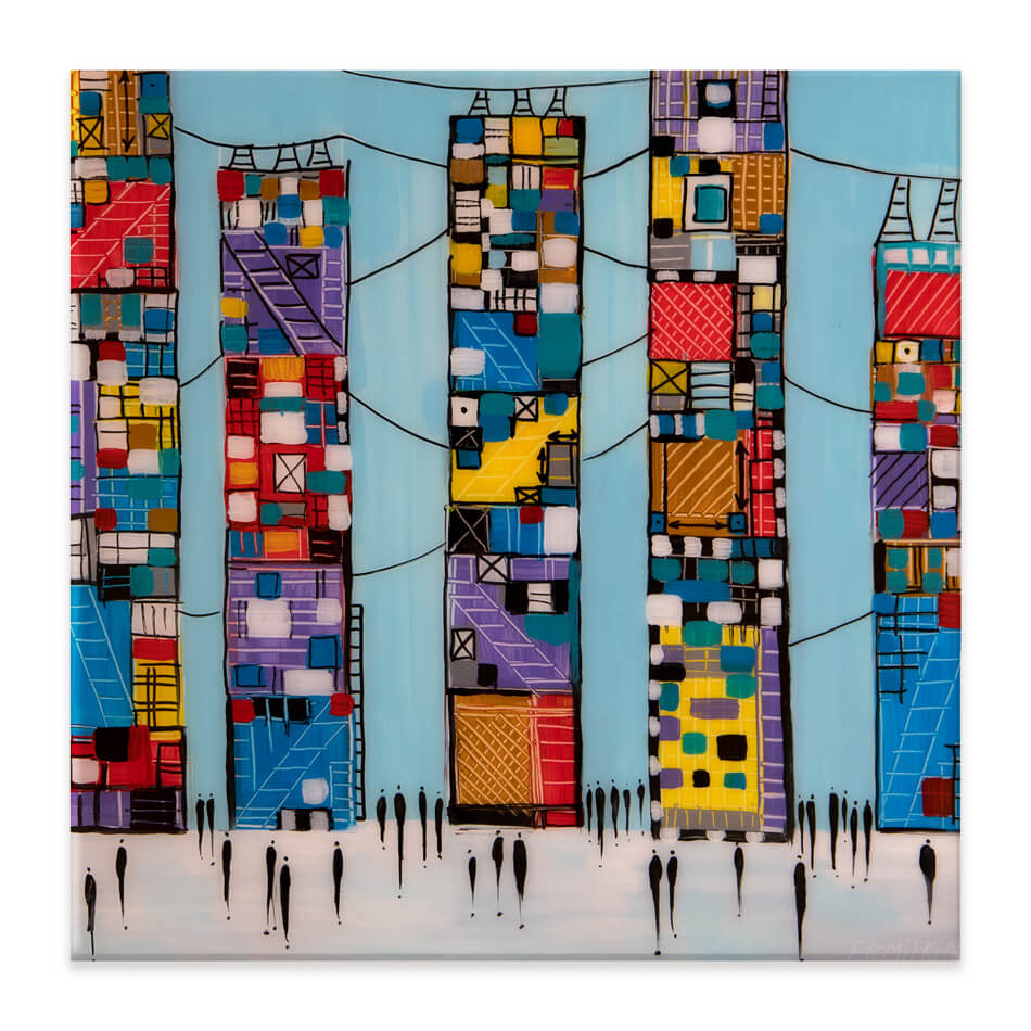 Blue Sky Canvas Print Blue Sky Canvas Print wall art product Ekaterina Ermilkina