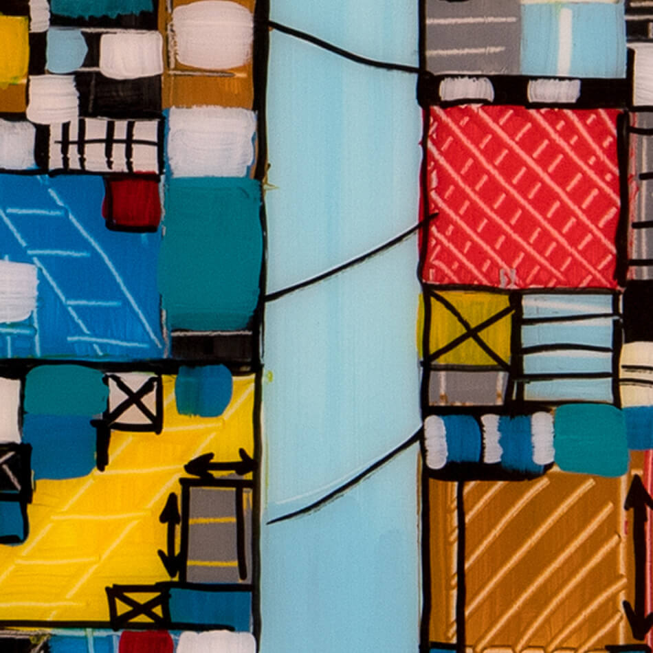 Blue Sky Canvas Print Blue Sky Canvas Print wall art product Ekaterina Ermilkina