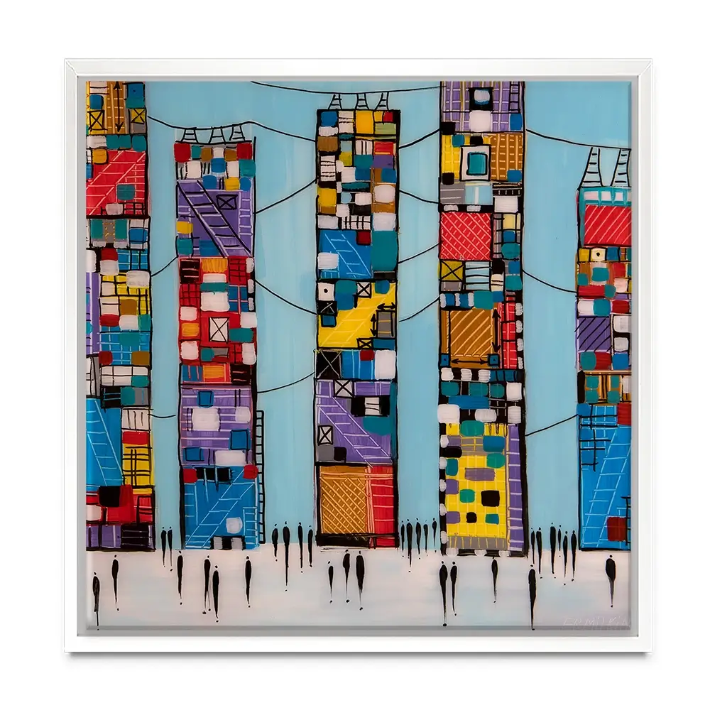 Blue Sky Canvas Print Blue Sky Canvas Print wall art product Ekaterina Ermilkina