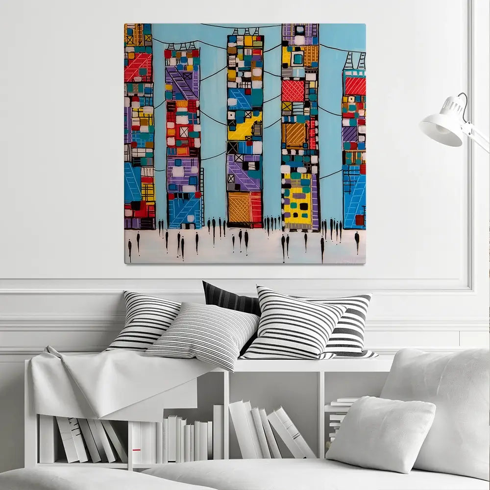 Blue Sky Canvas Print Blue Sky Canvas Print wall art product Ekaterina Ermilkina