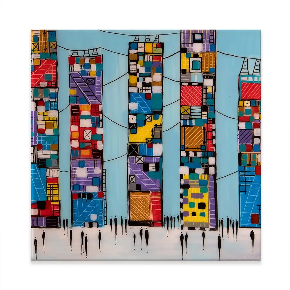 Blue Sky Canvas Print Blue Sky Canvas Print wall art product Ekaterina Ermilkina