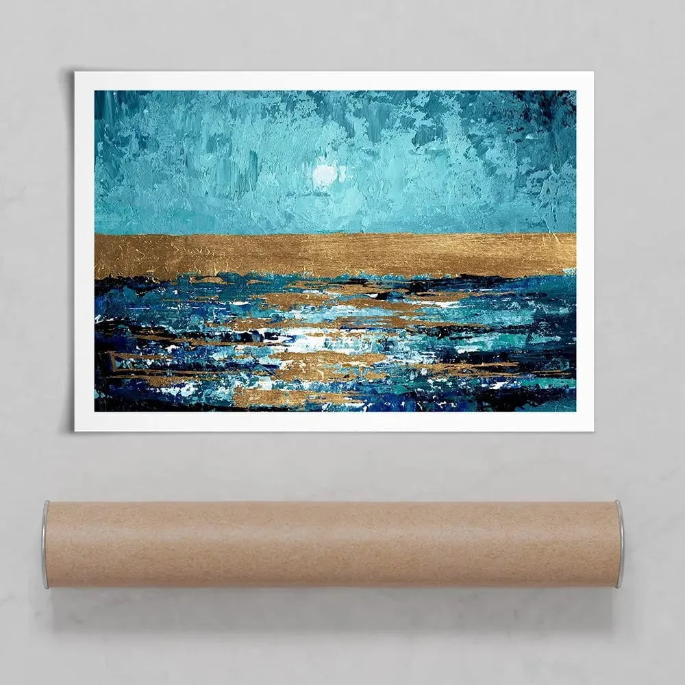 Blue Sunset Art Print Blue Sunset Art Print wall art product Svetlana Aleynikova