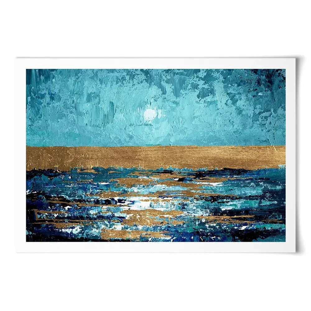 Blue Sunset Art Print Blue Sunset Art Print wall art product Svetlana Aleynikova
