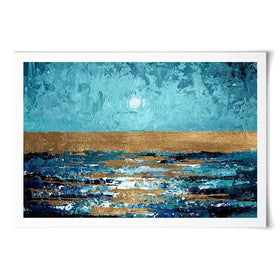 Blue Sunset Art Print Blue Sunset Art Print wall art product Svetlana Aleynikova