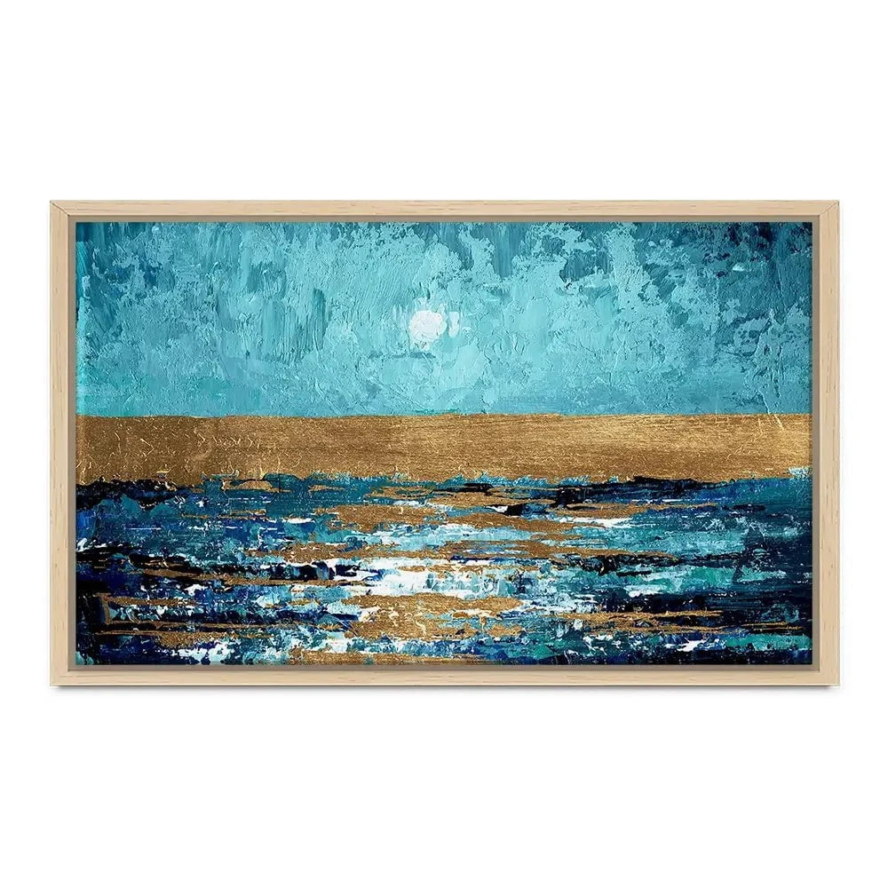 Blue Sunset Canvas Print Blue Sunset Canvas Print wall art product Svetlana Aleynikova