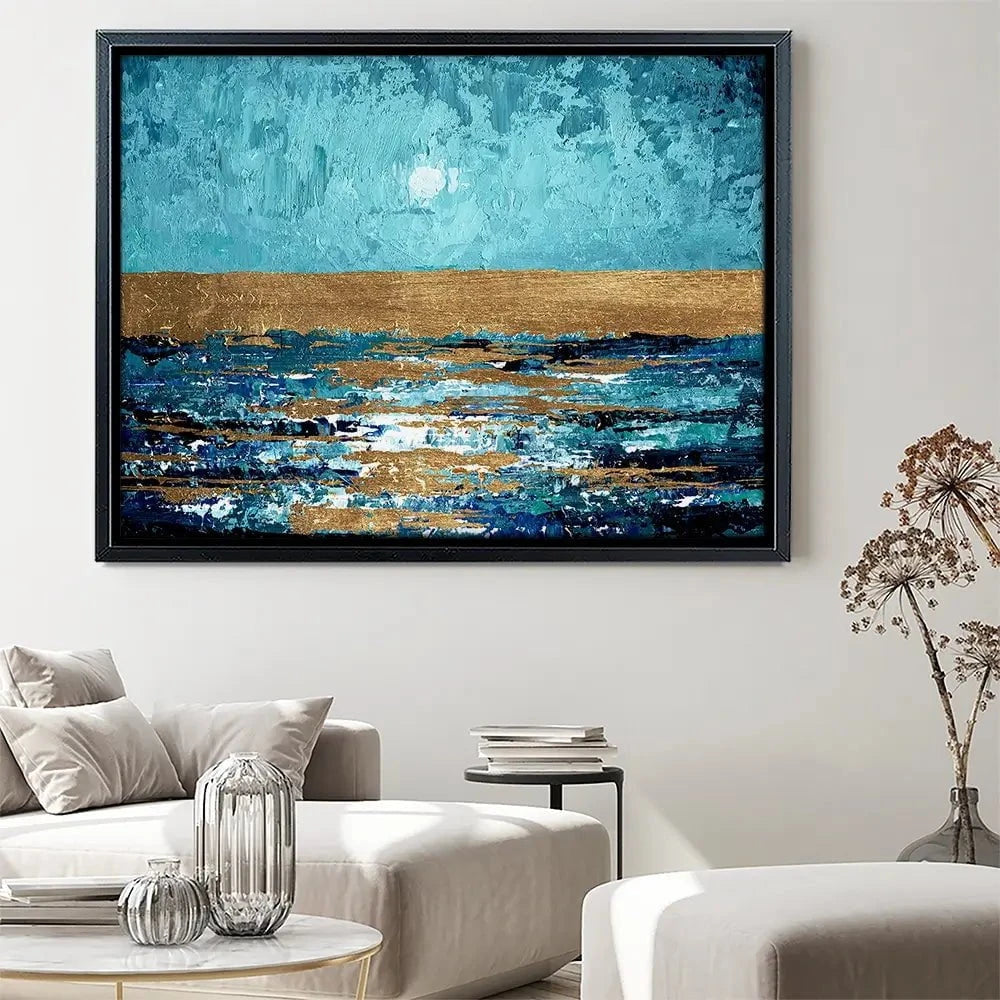 Blue Sunset Canvas Print Blue Sunset Canvas Print wall art product Svetlana Aleynikova