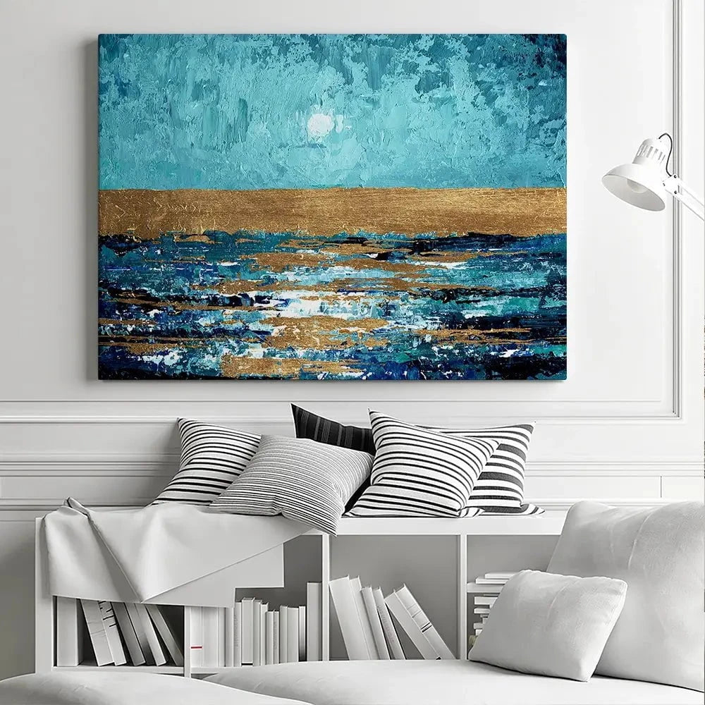Blue Sunset Canvas Print Blue Sunset Canvas Print wall art product Svetlana Aleynikova
