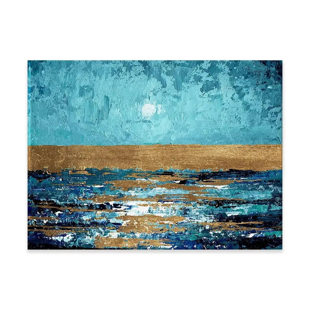Blue Sunset Canvas Print Blue Sunset Canvas Print wall art product Svetlana Aleynikova