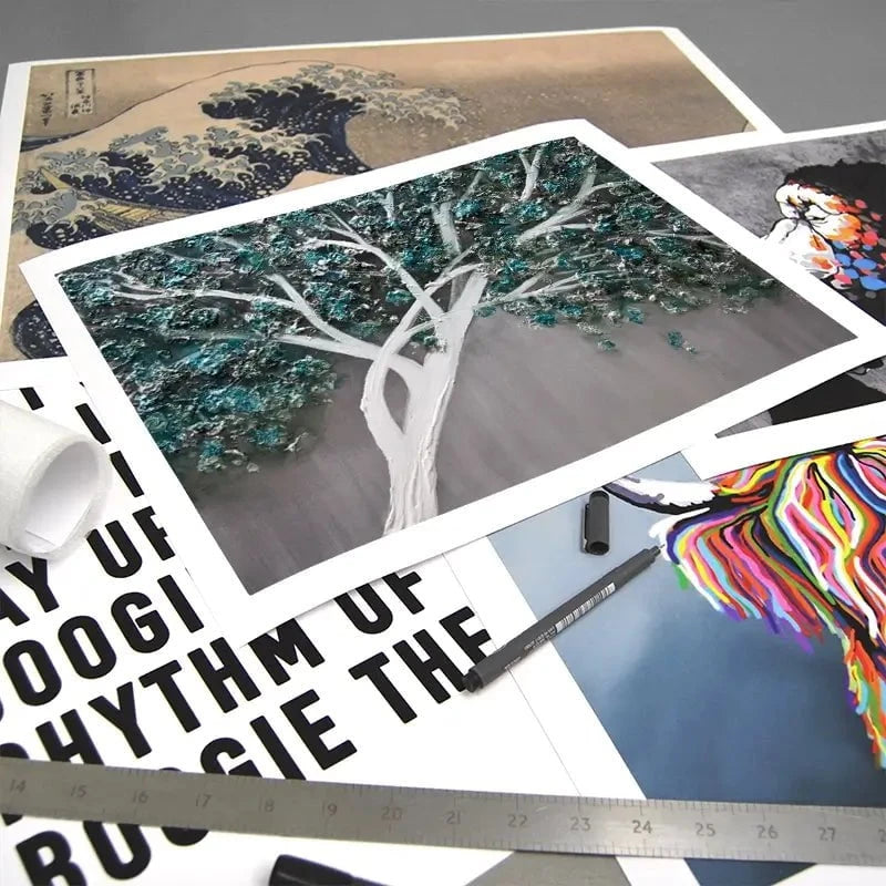 Blue Tree Of Life Art Print Blue Tree Of Life Art Print wall art product Osnat Tzadok