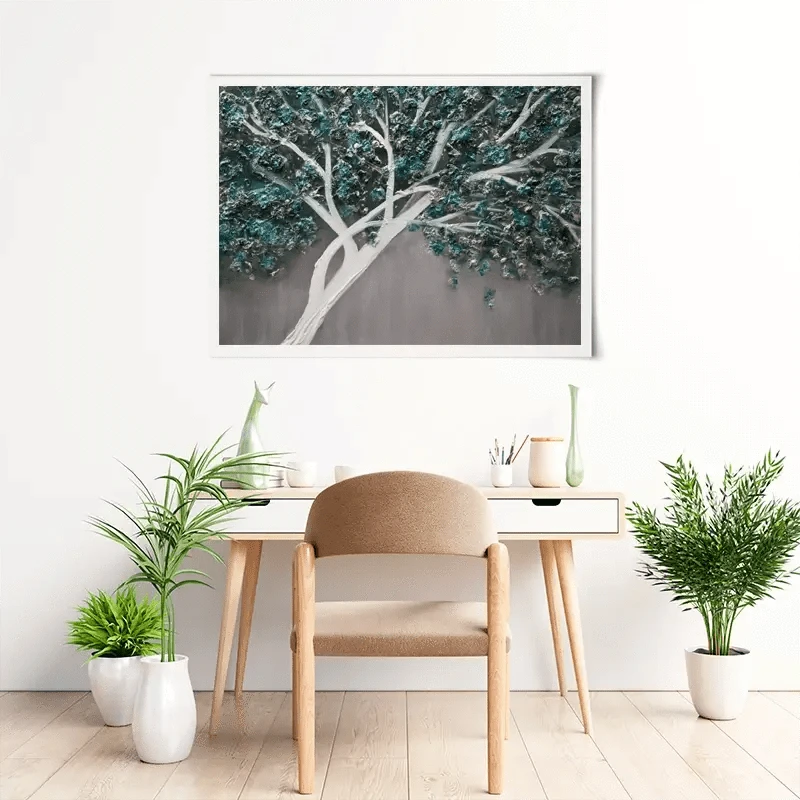 Blue Tree Of Life Art Print Blue Tree Of Life Art Print wall art product Osnat Tzadok